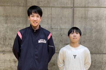 高校男子バスケットボール部　支部選抜に２名が選ばれました！